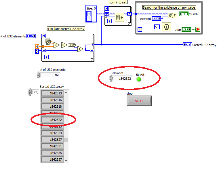 Searching inside sorted 1D array - NI Community