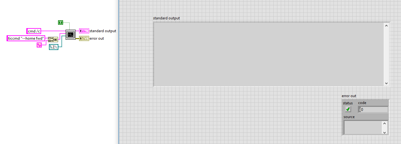 Running a Command in CMD vs LabVIEW System exec - NI Community