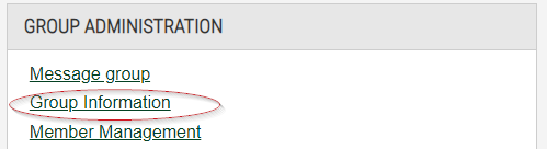 Group Admin Panel with Group Information highlighted.png