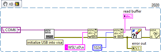 Testing Communication with USB RS422 for a stepper motor in LabView 2013 -  NI Community