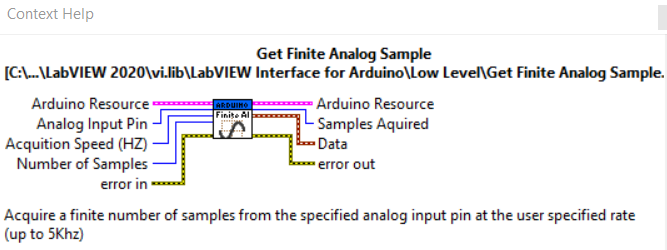 Arduino Analog data acquisition - NI Community