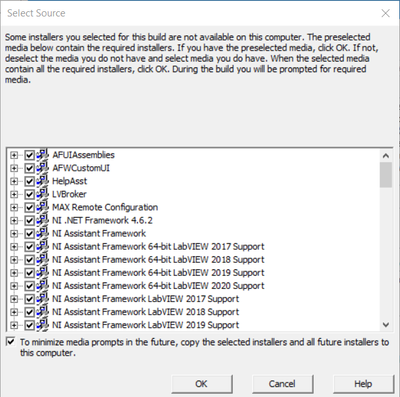 Solved: change Additional Installers path in application builder - NI  Community