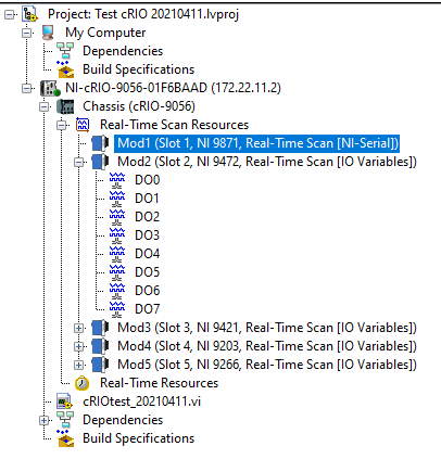 cRIO not seeing NI9871 on MAX - NI Community