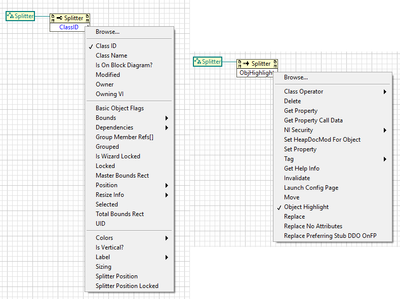 Splitter Properties & Methods