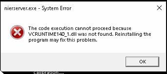 Solved Vcruntime140 1 Dll Issue Ni Community