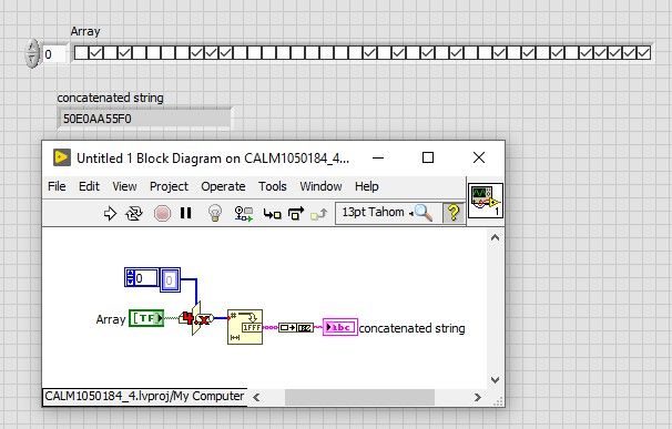 Boolean Array Into For Loop Problem - NI Community