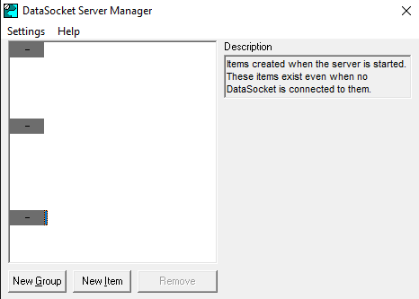 DataSocket Server Manager Crash - NI Community