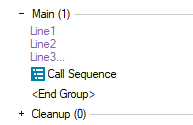 Fig. 3. Step multiline comment (shortened)