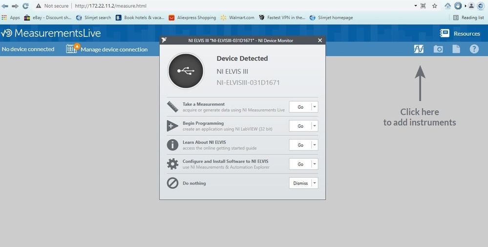 Device Monitor detects Elvis III