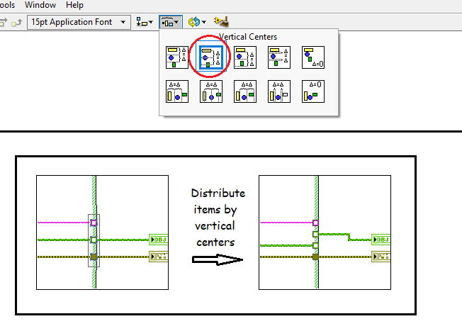 Distribute items by vertical centers.png