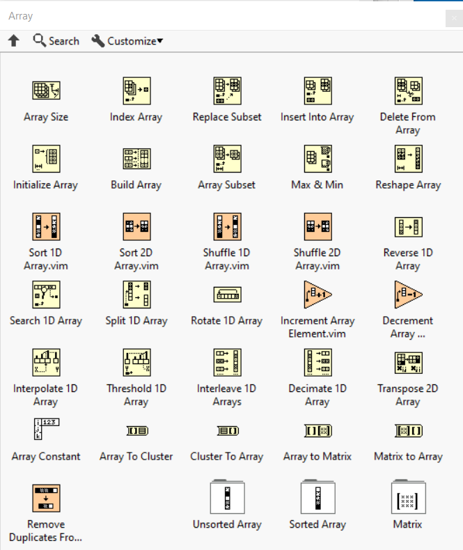 Cant use Search 1D Array function - NI Community