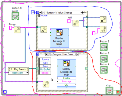 Replace the outer while loop with two independent while loops