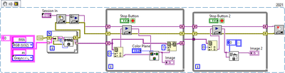 sequential while loops that represent different states of the state machine