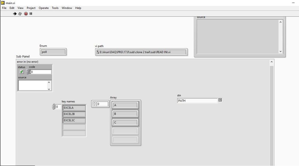 running without in project