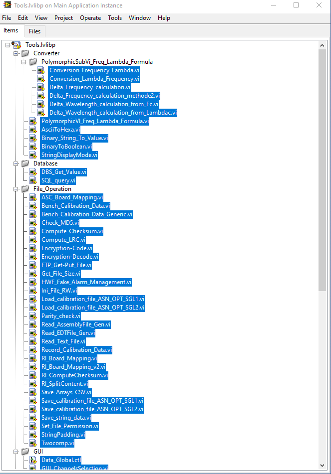 Solved How To Copy The Vis Names Of A Labview Library Ni Community 8858