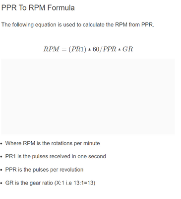 HOW TO CALCULATE  RPM 