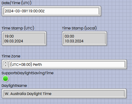 How to convert UTC time to local without DST adjustment NI Community