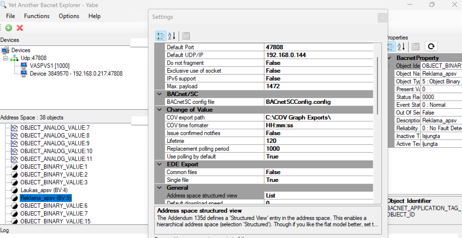 Reading values using BACnet IP protocol on LabVIEW - NI Community