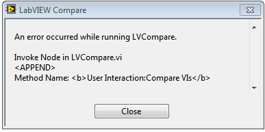 LVCompare Error