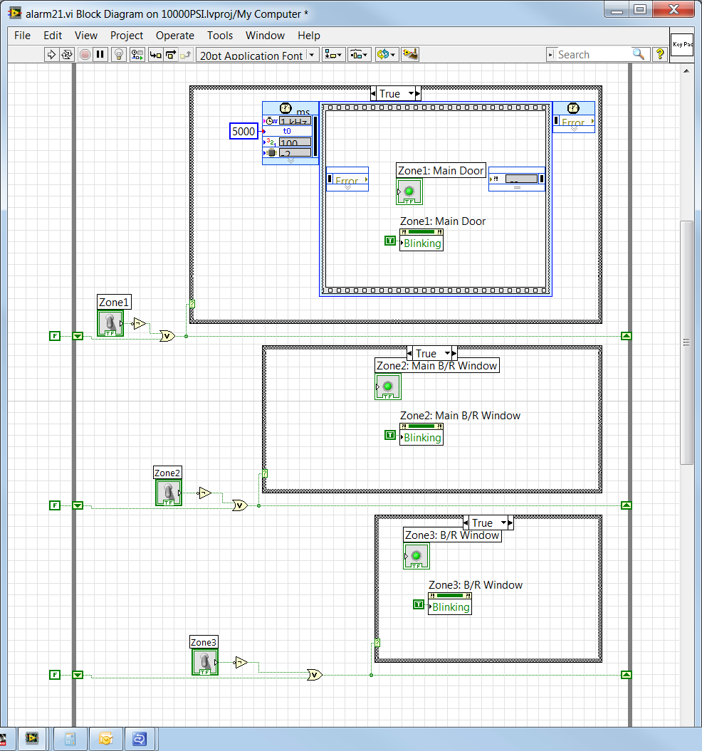 property node blinking LED- Cannot Stop Blinking - NI Community