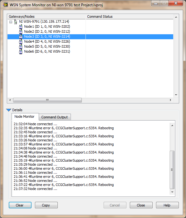 NI-WSN node debug message in system monitor.png